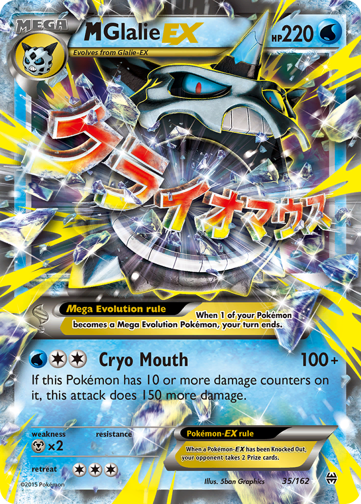 M Glalie EX (35/162) [XY: BREAKthrough] - The Mythic Store | 24h Order Processing