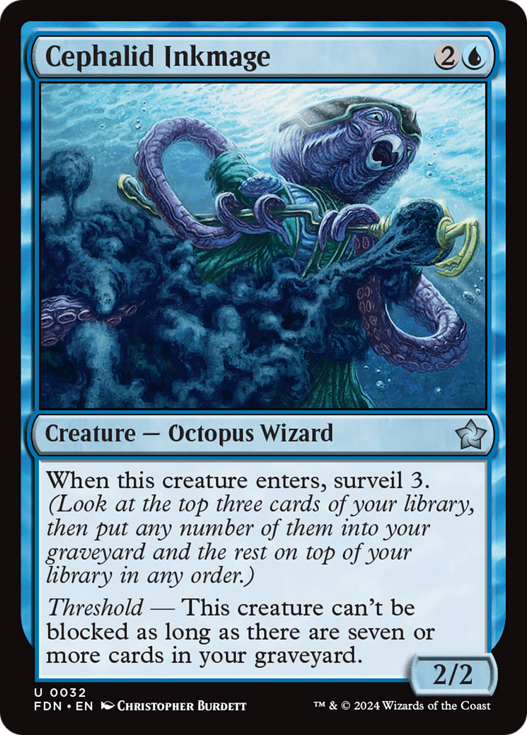 Cephalid Inkmage [Foundations] - The Mythic Store | 24h Order Processing