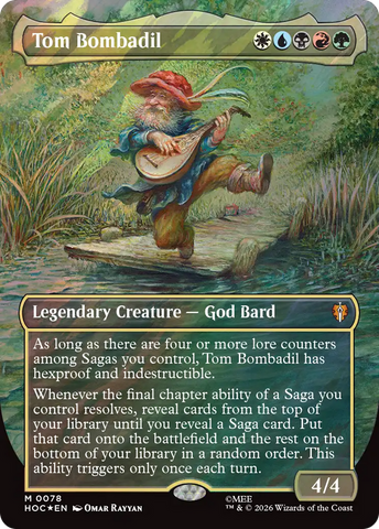 Tom Bombadil (Borderless) (Surge Foil) [The Hobbit] - The Mythic Store | 24h Order Processing