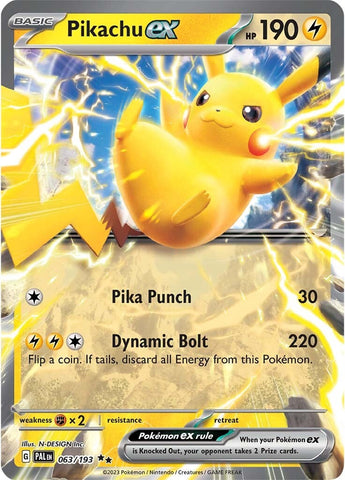 Pikachu ex (063/193) [Scarlet & Violet: Paldea Evolved] - The Mythic Store | 24h Order Processing