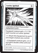Luxior, Ignited [Mystery Booster 2 Playtest Cards] - The Mythic Store | 24h Order Processing