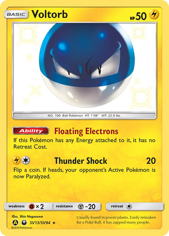 Voltorb (SV13/SV94) [Sun & Moon: Hidden Fates - Shiny Vault] - The Mythic Store | 24h Order Processing