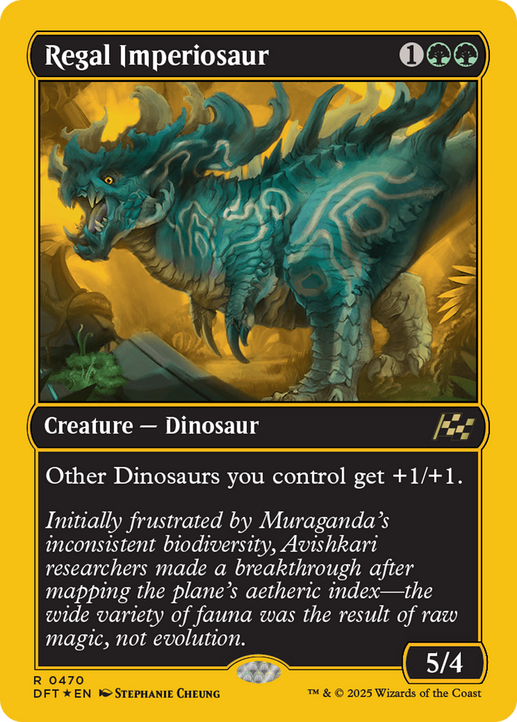 Regal Imperiosaur (First-Place Foil) [Aetherdrift] - The Mythic Store | 24h Order Processing