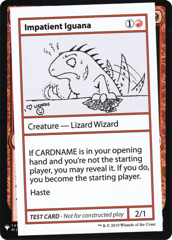 Impatient Iguana [Mystery Booster Playtest Cards] - The Mythic Store | 24h Order Processing