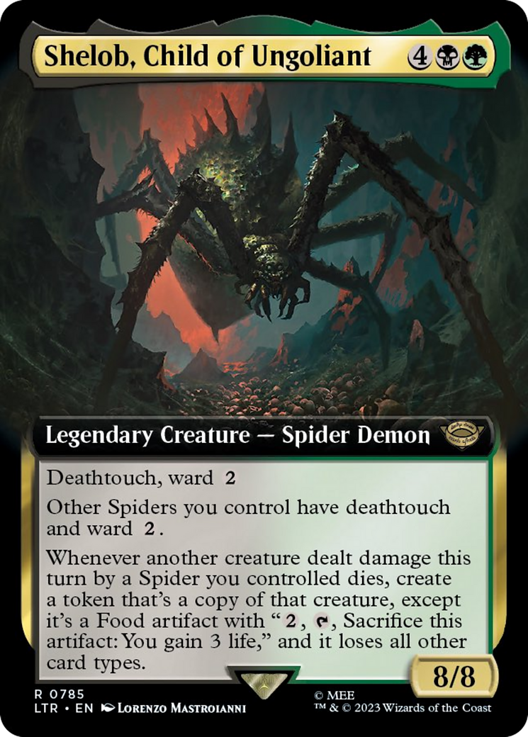 Shelob, Child of Ungoliant (Extended Art) (Surge Foil) [The Lord of the Rings: Tales of Middle-Earth] - The Mythic Store | 24h Order Processing