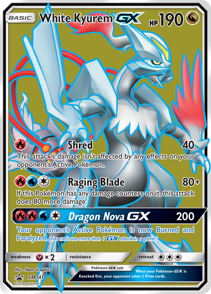 White Kyurem GX (SM141) [Sun & Moon: Black Star Promos] - The Mythic Store | 24h Order Processing
