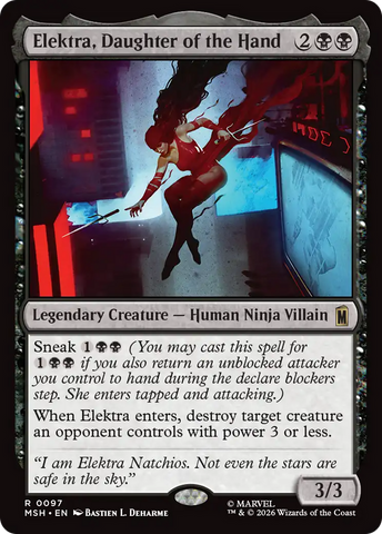 Elektra, Daughter of the Hand [Marvel Super Heroes] - The Mythic Store | 24h Order Processing