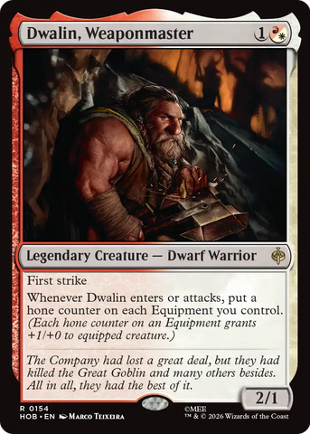 Dwalin, Weaponmaster [The Hobbit] - The Mythic Store | 24h Order Processing