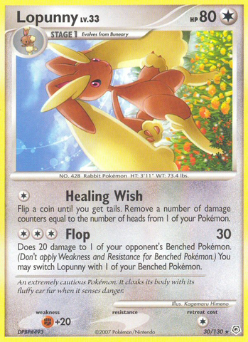 Lopunny (30/130) [Diamond & Pearl: Base Set] - The Mythic Store | 24h Order Processing