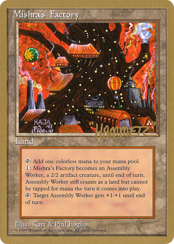 Mishra's Factory (Shawn "Hammer" Regnier) [Pro Tour Collector Set] - The Mythic Store | 24h Order Processing