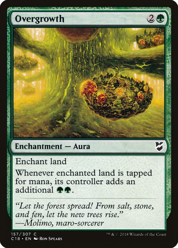 Overgrowth [Commander 2018] - The Mythic Store | 24h Order Processing