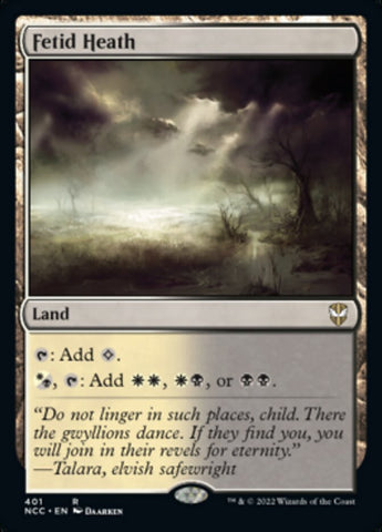 Fetid Heath [Streets of New Capenna Commander] - The Mythic Store | 24h Order Processing
