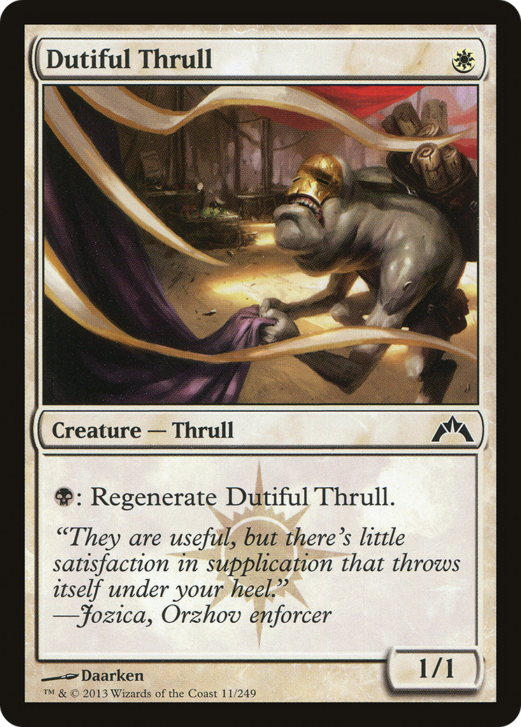 Dutiful Thrull [Gatecrash] - The Mythic Store | 24h Order Processing