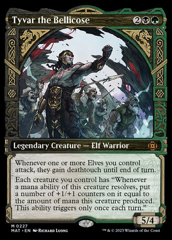 Tyvar the Bellicose (Showcase Halo Foil) [March of the Machine: The Aftermath] - The Mythic Store | 24h Order Processing