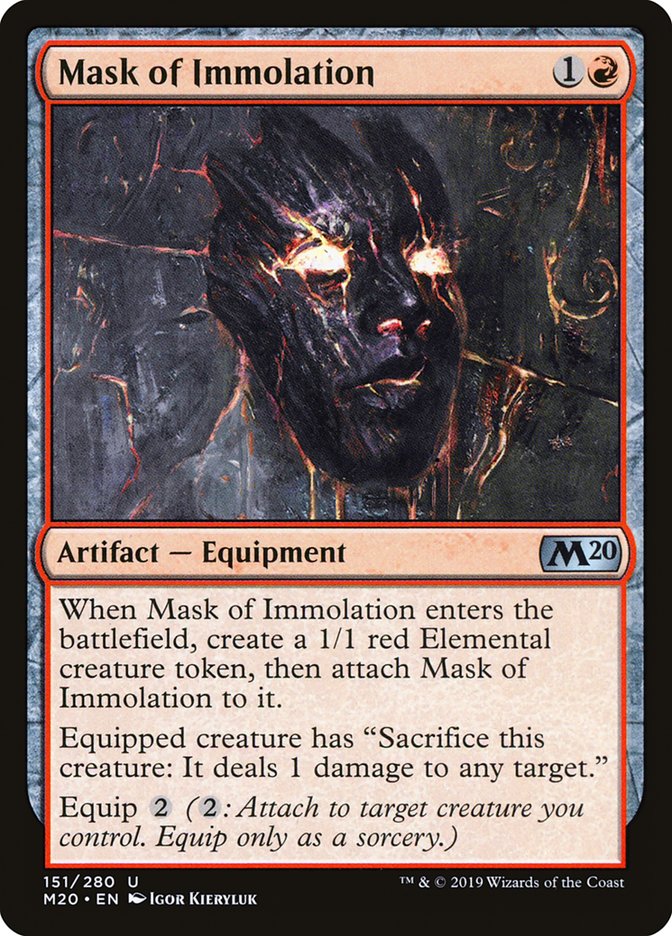 Mask of Immolation [Core Set 2020] - The Mythic Store | 24h Order Processing