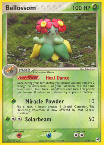 Bellossom (16/101) [EX: Hidden Legends] - The Mythic Store | 24h Order Processing