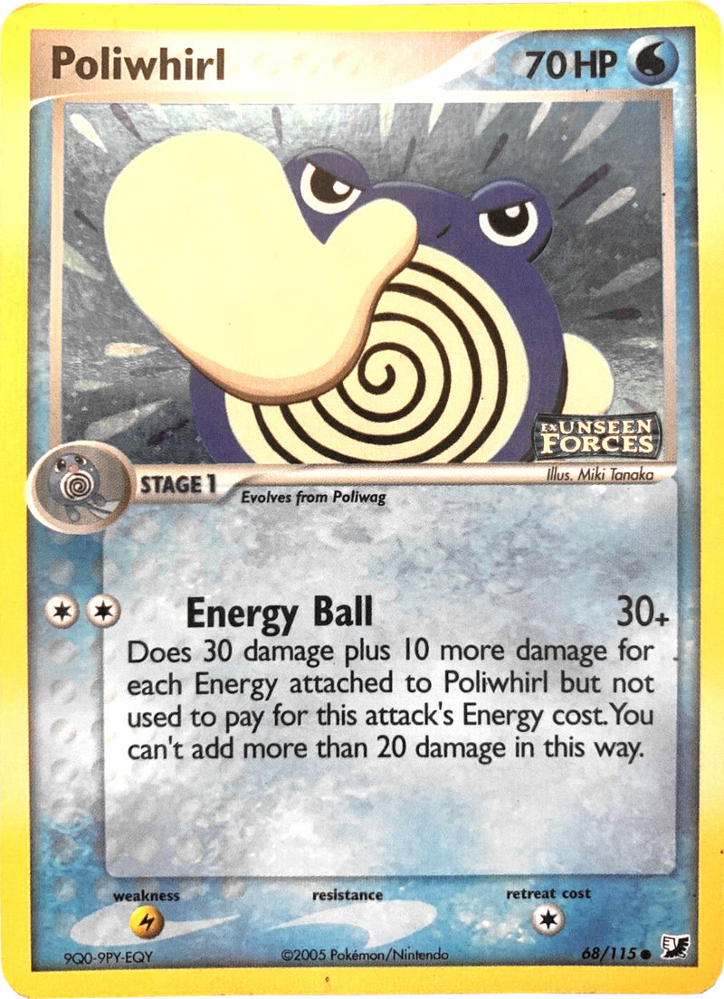 Poliwhirl (68/115) (Stamped) [EX: Unseen Forces] - The Mythic Store | 24h Order Processing