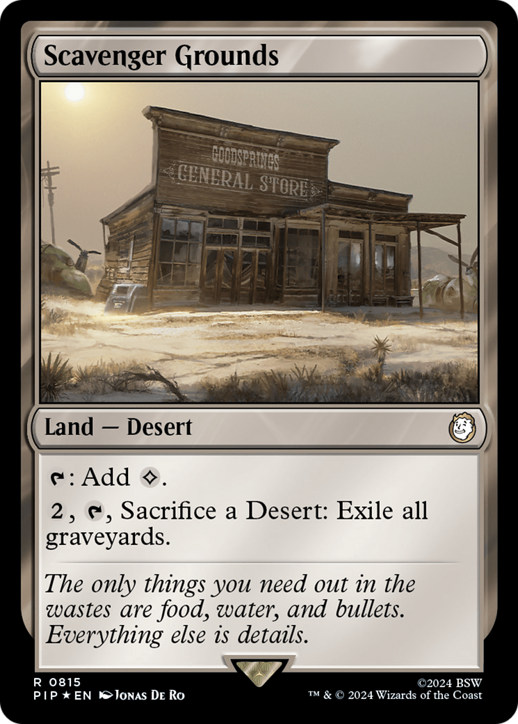 Scavenger Grounds (Surge Foil) [Fallout] - The Mythic Store | 24h Order Processing