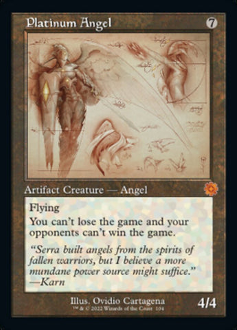 Platinum Angel (Retro Schematic) [The Brothers' War Retro Artifacts] - The Mythic Store | 24h Order Processing