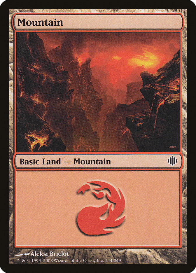 Mountain (244) [Shards of Alara] - The Mythic Store | 24h Order Processing