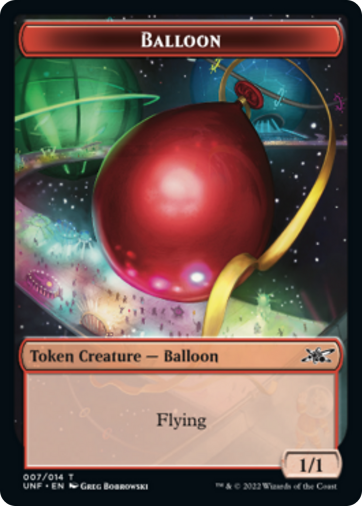 Clown Robot (003) // Balloon Double-Sided Token [Unfinity Tokens] - The Mythic Store | 24h Order Processing