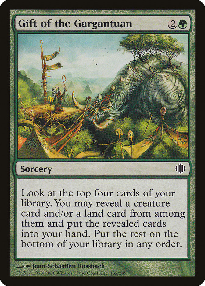 Gift of the Gargantuan [Shards of Alara] - The Mythic Store | 24h Order Processing