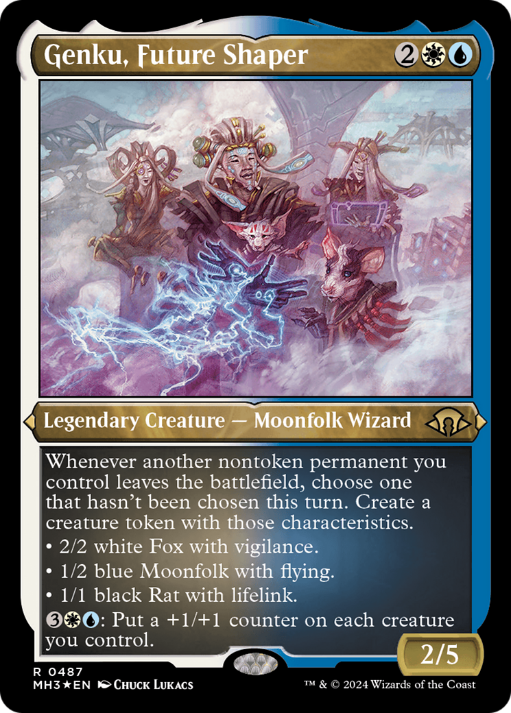 Genku, Future Shaper (Foil Etched) [Modern Horizons 3] - The Mythic Store | 24h Order Processing