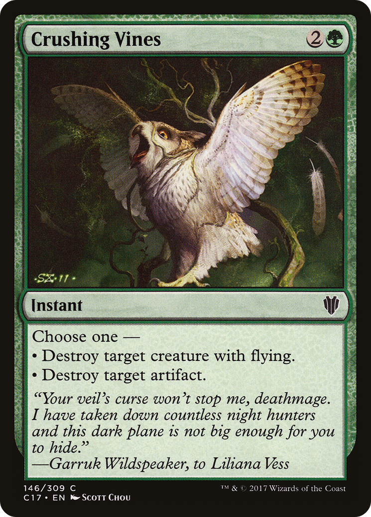 Crushing Vines [Commander 2017] - The Mythic Store | 24h Order Processing