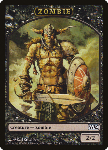 Zombie Token [Magic 2012 Tokens] - The Mythic Store | 24h Order Processing