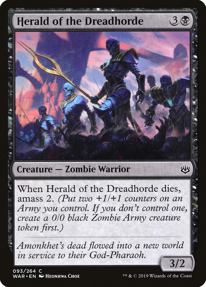 Herald of the Dreadhorde [War of the Spark] - The Mythic Store | 24h Order Processing