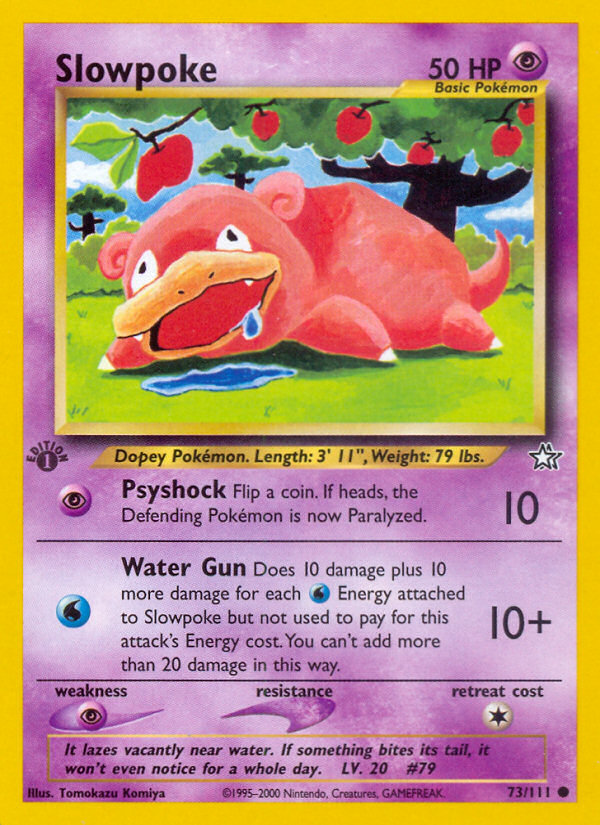 Slowpoke (73/111) [Neo Genesis 1st Edition] - The Mythic Store | 24h Order Processing