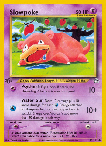 Slowpoke (73/111) [Neo Genesis 1st Edition] - The Mythic Store | 24h Order Processing