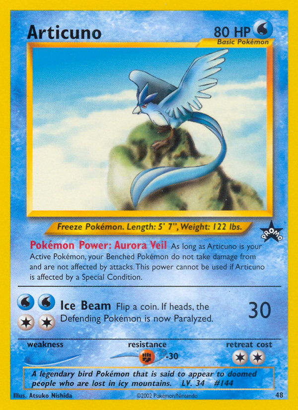 Articuno (48) [Wizards of the Coast: Black Star Promos] - The Mythic Store | 24h Order Processing