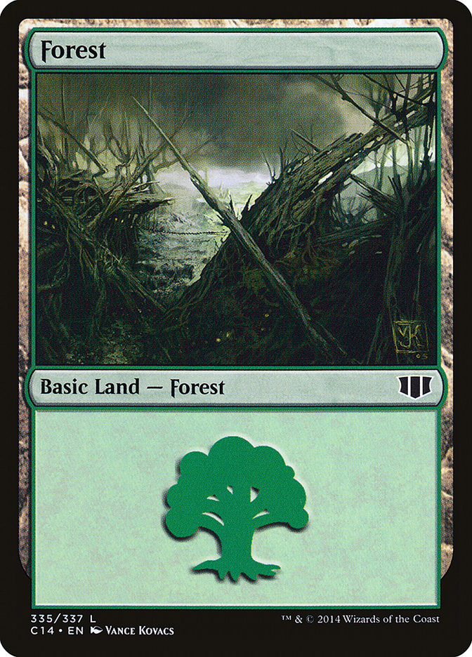 Forest (335) [Commander 2014] - The Mythic Store | 24h Order Processing