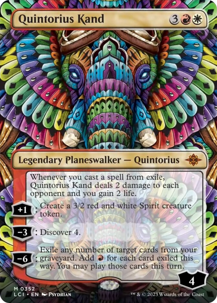 Quintorius Kand (0352) (Borderless) [The Lost Caverns of Ixalan] - The Mythic Store | 24h Order Processing