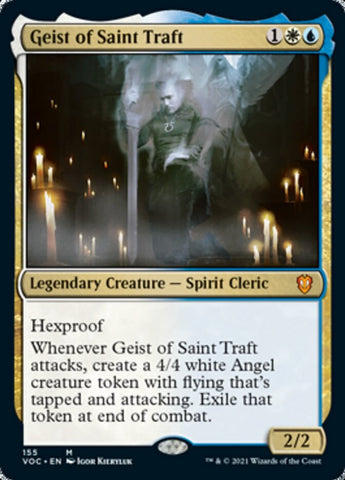 Geist of Saint Traft [Innistrad: Crimson Vow Commander] - The Mythic Store | 24h Order Processing