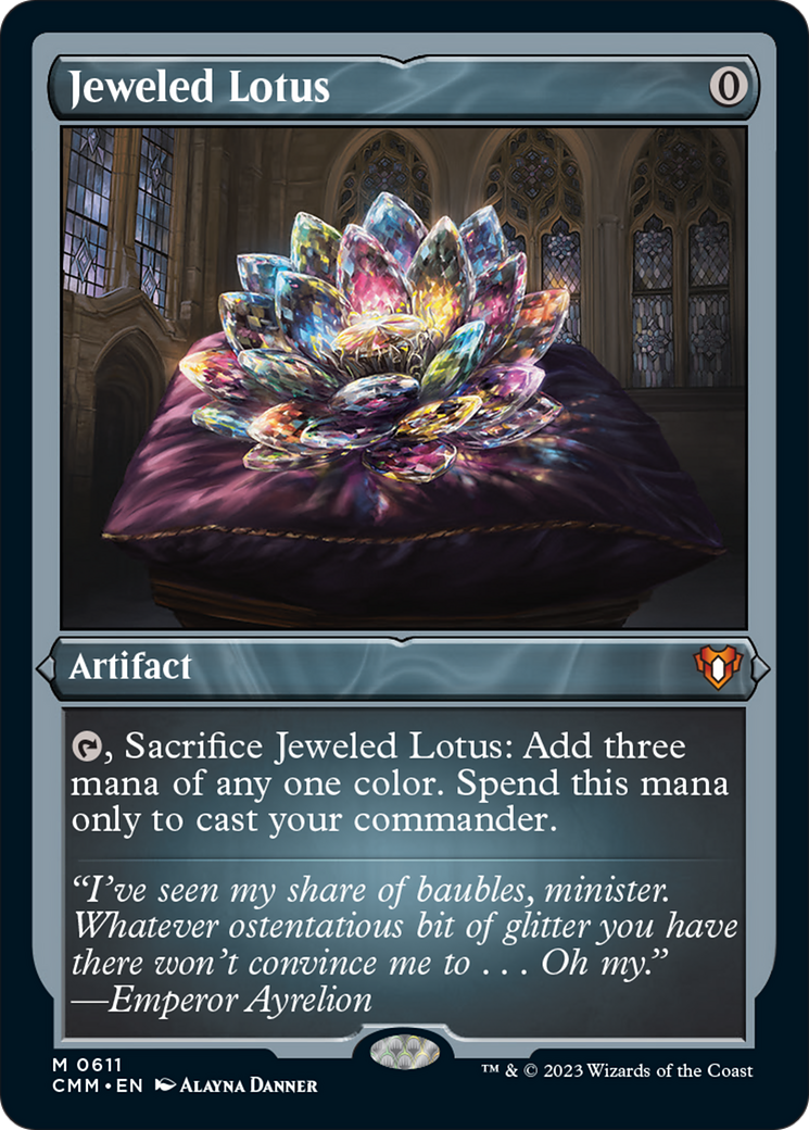 Jeweled Lotus (Foil Etched) [Commander Masters] - The Mythic Store | 24h Order Processing