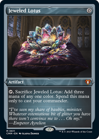 Jeweled Lotus (Foil Etched) [Commander Masters] - The Mythic Store | 24h Order Processing