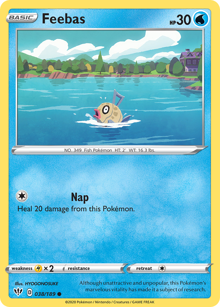 Feebas (038/189) [Sword & Shield: Darkness Ablaze] - The Mythic Store | 24h Order Processing
