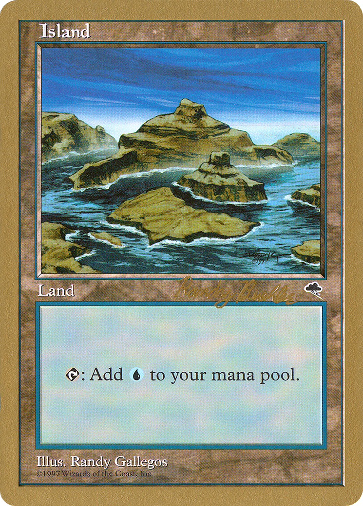 Island (rb338) (Randy Buehler) [World Championship Decks 1998] - The Mythic Store | 24h Order Processing