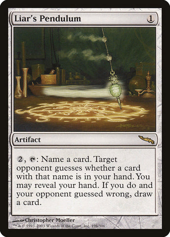 Liar's Pendulum [Mirrodin] - The Mythic Store | 24h Order Processing