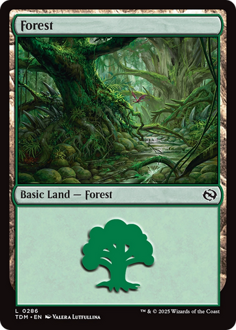 Forest (0286) [Tarkir: Dragonstorm] - The Mythic Store | 24h Order Processing
