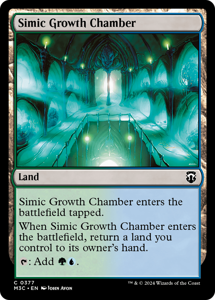 Simic Growth Chamber (Ripple Foil) [Modern Horizons 3 Commander] - The Mythic Store | 24h Order Processing