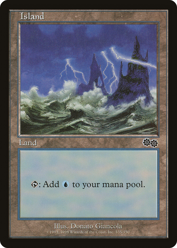 Island (335) [Urza's Saga] - The Mythic Store | 24h Order Processing