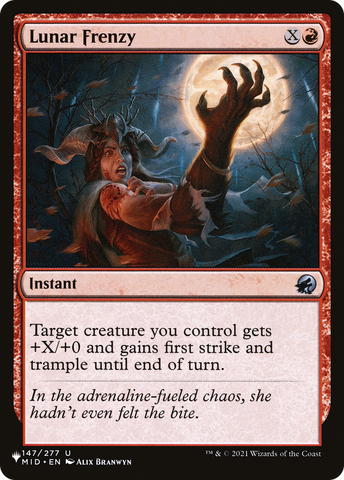 Lunar Frenzy [The List] - The Mythic Store | 24h Order Processing