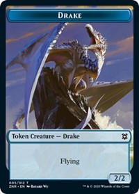 Drake // Goblin Construct Double-Sided Token [Zendikar Rising Tokens] - The Mythic Store | 24h Order Processing