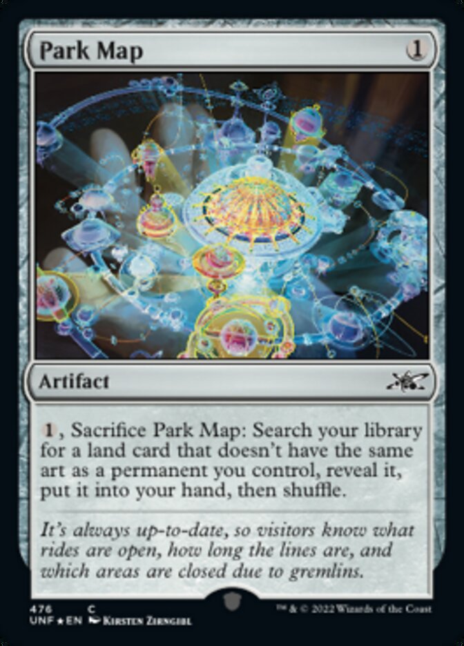 Park Map (Galaxy Foil) [Unfinity] - The Mythic Store | 24h Order Processing