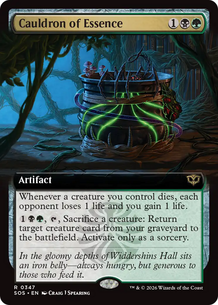 Cauldron of Essence (Extended Art) [Secrets of Strixhaven] - The Mythic Store | 24h Order Processing