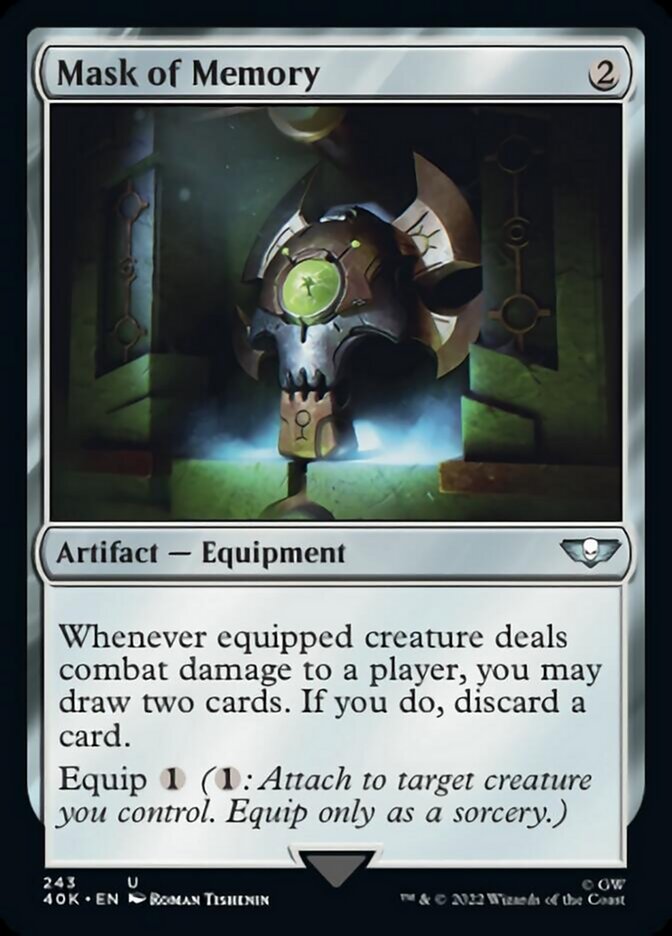 Mask of Memory (Surge Foil) [Warhammer 40,000] - The Mythic Store | 24h Order Processing