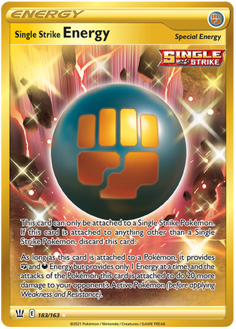 Single Strike Energy (183/163) [Sword & Shield: Battle Styles] - The Mythic Store | 24h Order Processing